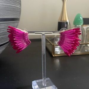 Mignonne Gavigan Fuchsia Raffia Wings